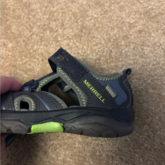 Kids' Gray and Navy MERRELL Shoes - Picture 8 of 8